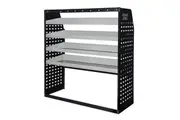 Skyteck 126cm(L) x 33cm(D) x 117cm(H) Van Shelving Unit Tradesman Van Cargo Storage Shelf Tools Materials Parts Organizer