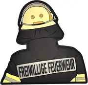 Polizeimemesshop Voluntary Fire Brigade Rubber Patch