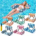 Inflatable Pool Floats Chairs Summer Lounge Chairs Pool Floaties for Summer Swim