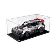 Acrylic Display Case for LEGO 42109 Technic App Controlled Top Gear Rally Car Figure Storage Box Dust Proof Glue Free