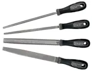 Innovative Products of America #8108 8" Diamond Hand Files - Square, Flat, Ro...