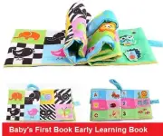 Learning Book Baby Toddler Interactive Education Soft Story Cloth Book Gift Toy