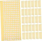 HONMEET 1000Pcs Transparent Double Sided Adhesive Dots No Trace Sticky Labels for Decoration and Crafting Cost Wall Adhesive for Home and Office Use