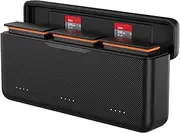 TELESIN Osmo Action 5 Pro 4/3 Battery Charger Triple Slot USB Fast Charging Case with Type-C Cord Batteries Carry Case Fully Compatible with Original DJI Osmo Action 5 Pro 4/3 Battery Easy to Carry