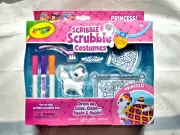 Kids Crayola Scribble Scrubbie Pet Princess Coloring Art Playset Toy Gift 3+
