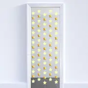 Light Yellow and Gold Star Garland String Decorations (Pack of 2)