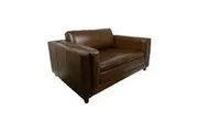 CR Westbury Genuine Leather 1.5 Seater Sofa