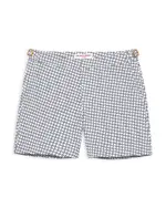 Orlebar Brown Bulldog Jacquard High Low Geo Swim Trunks