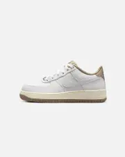 [Nike] Nike Kids' Air Force 1 Lv8 (Gs) Summit White/summit White-khaki - Size 4Y 4Y Summit White/Su