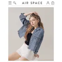 在飛比找蝦皮購物優惠-Air Space 牛仔短版外套