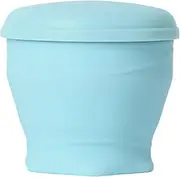 Folding Cup - 180ml Camping Mug with Lid and Lanyard | Reusable Mug for Coffee Brewing Juice Cold Drink Kitchen Beach Outdoor Picnic