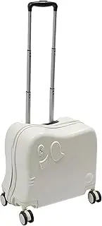 [Gcerfby] Ride on Kids Luggage With 4 Spinner Wheels - Carry on Rolling Travel Suitcase for Children, Boys and Girls