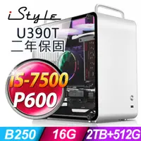 在飛比找PChome24h購物優惠-iStyle U390T 商用電腦 (i5-7500/16G