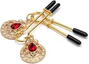 Non Pierced Nipple Ring Clip For Sexbody Clip Adjustable Body Rings Clip Sex Toy Nipple Clamps Adult Toy For Couple Nipple Game