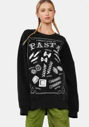 [dELiA*s by Dolls Kill] World Of Pastabilities Graphic Sweatshirt