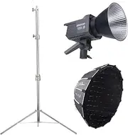 Aputure Amaran 100x S with Aputure Light Dome Mini II Softbox +2.8m Light Stand Kit, 100W Bi-Color 2700k-6500k Bowens Mount Led Video Continuous Light for Photography