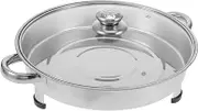 Cabilock Buffet Foods Holder with Lid Stainless Steel Chafer Dish for Hot Food Serving Tray with Cover for Outdoor and Restaurant Buffets