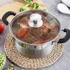 Stockpot Soup Pot Covered Stockpot Casserole With Glass Lid Stainless Steel