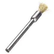 New12pc Mini Brass Wire Pencil Drill Rotary Tool Polishing Brush 1/8" Shank