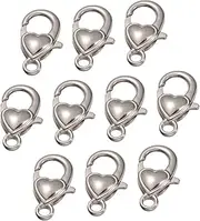 VILLFUL Keychain Cool Lobster Clasp Pcs Alloy Charms for DIY Jewelry Making Craft Projects