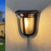 Solar Porch Lights Outdoor, Solar Wall Sconce Light Motion Sensor Lighting Wa...