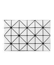 geometric-pattern clutch One size white