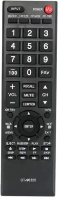 New Remote Control CT-90325 for Toshiba LED LCD HDTV 32C100U2 32C110U 26C100U