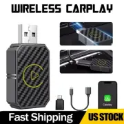 Mini Wireless CarPlay Adapter For Apple Plug & Play Low Latency Converts Wired K