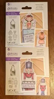 Crafter's Companion GLAD TIDINGS and CHRISTMAS SPARKLE Stamp and Die Sets