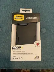 OtterBox COMMUTER SERIES Case for Apple iPhone 13 Pro. New, Black. 3x tested