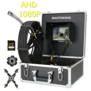 7" LCD Sewer Drain Pipe Inspection Video Camera DVR 16GB Industrial Endoscope