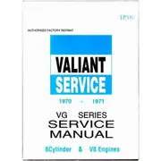 [Ellery] Valiant VG Series 1970-1971 Workshop Manual