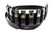 Harmo Professional Harmonica Belt, 12-Slot Capacity for Diatonic Harmonicas, ...