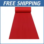 Versatile Lightweight Red Wedding Carpet Runner - 30ft Length for All Occasions