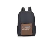 Travel Shoulder Folding Backpack Portable Large Capacity Backpack - Black