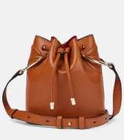 [Christian Louboutin] Christian Louboutin By My Side leather bucket bag One size brown