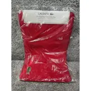 LACOSTE Field Red Memory Foam Crocodile Rug Bath Mat 19" x 30" Home Decor New