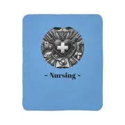 Nursing Fleece Sherpa Blanket nurses