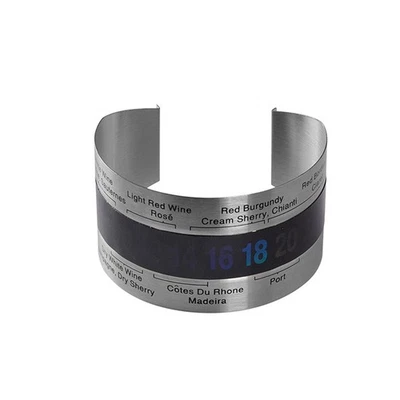 Wine Collar Thermometer Clever Wine Bottle Snap Thermometer Lcd Display Clip