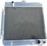Aluminum Radiator Compatible For Chevy Chevelle/El Camino 1963-1968 Biscayne/Impala 67 66 63 64 65 68 1964 1965 1966 1967