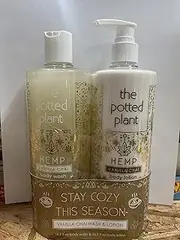 The Potted Plant Vanilla Chai Body Wash & Lotion 16.5 oz Duo