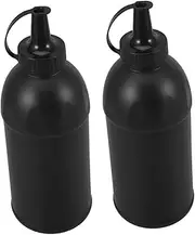 CORHAD 2pcs Mini Flared Drink Bottle Reusable Bottle Toy Bead Storage Bottles for Outdoor Supplies