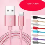 Samsung Galaxy Note S22 S21 S20 S10 Plus Braided USB Type-C Quick Charger Cable
