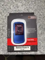 SanDisk Sansa Fuze+ Blue ( 4GB ) Digital MP3 Media Player