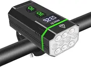 Labymos 10 LED ycle Bike Lights Rechargeable Front Lamp Ultra Bright Light