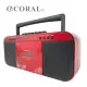 【CORAL】復古造型手提卡帶收錄音機(TR6600)