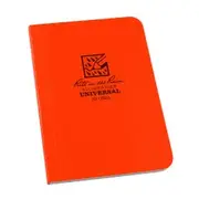 RITE IN THE RAIN Bound Soft Cover 3.125 X 5 Field Flex Book - Universal - Blaze Orange XROR54