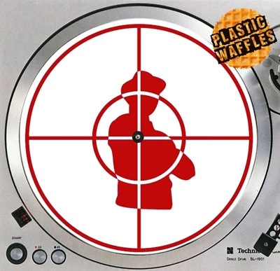 DJ Public Enemy Red Scope Slipmat Turntable 12" LP Record Player DJ Audiophile