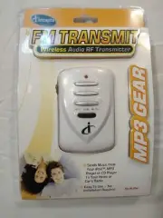 ICONCEPTS FM TRANSMIT WIRELESS AUDIO RF TRANSMITTER MP3 GEAR FITS ALL IPODS