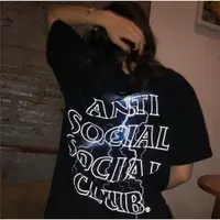 在飛比找ETMall東森購物網優惠-ASSC短袖anti social social club閃